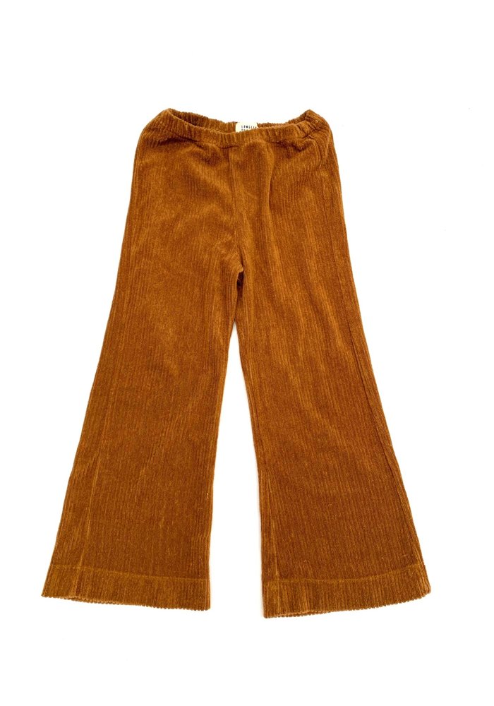 Longlivethequeen_Flared Pants_Golden brown - 12 Y