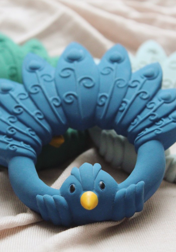 Natruba Teether Peacock Blue