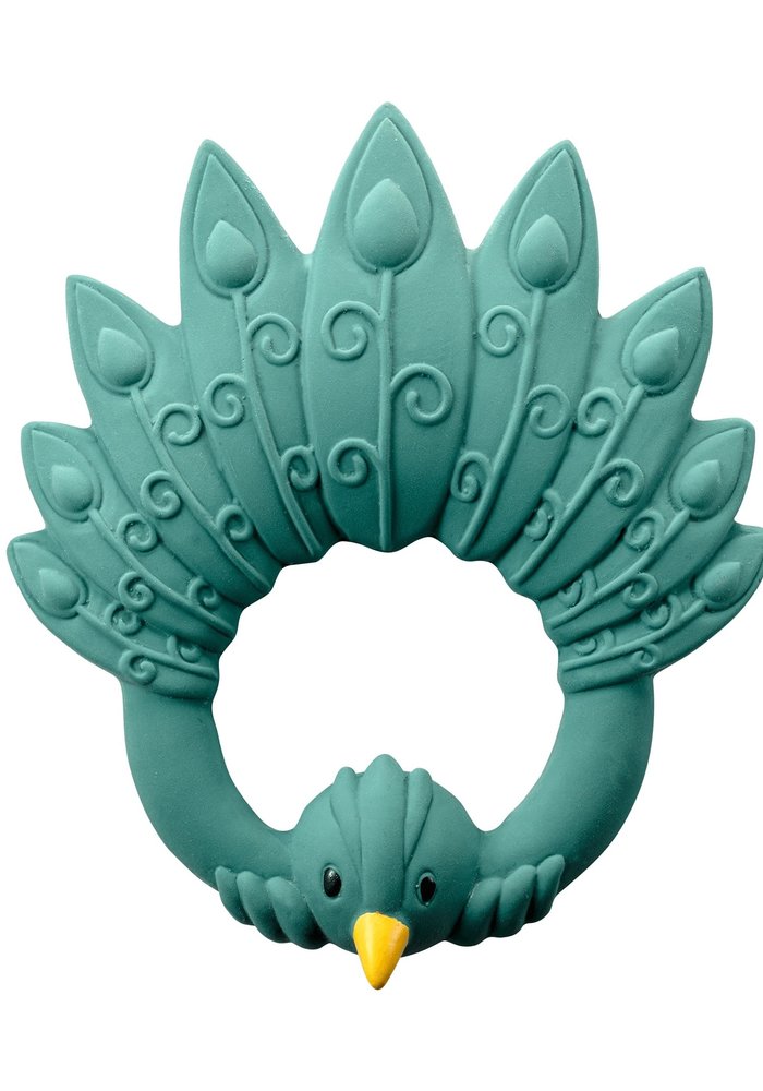 Natruba Teether Peacock Green