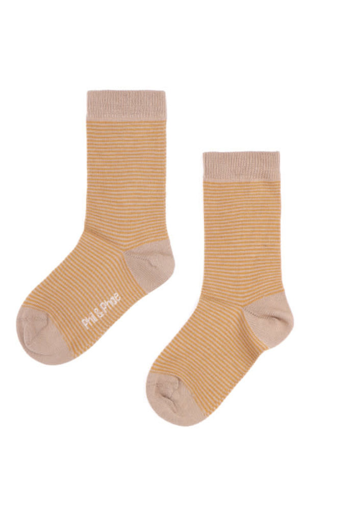 Phil&Phae Golden Stripe Socks
