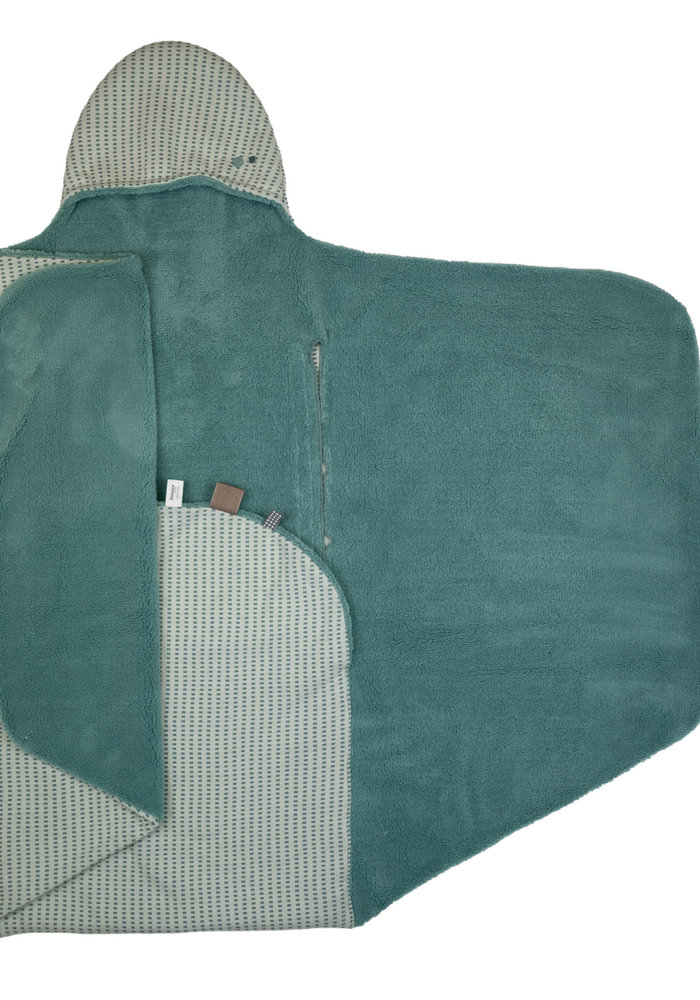 Snoozebaby ORGANIC Wrap Blanket Trendy Wrapping Smokey Green