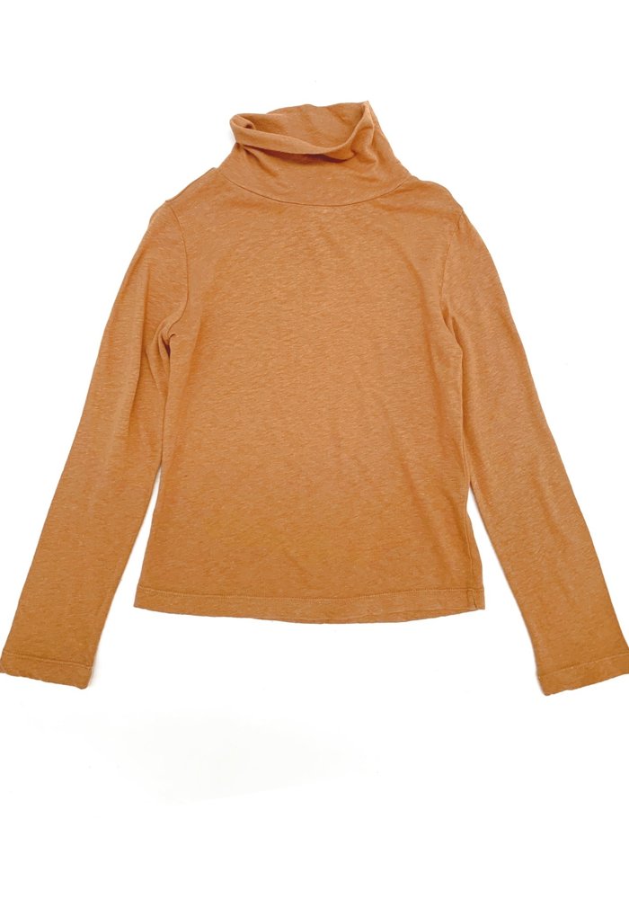 LONGLIVETHEQUEEN Turtle Neck Tee Tan