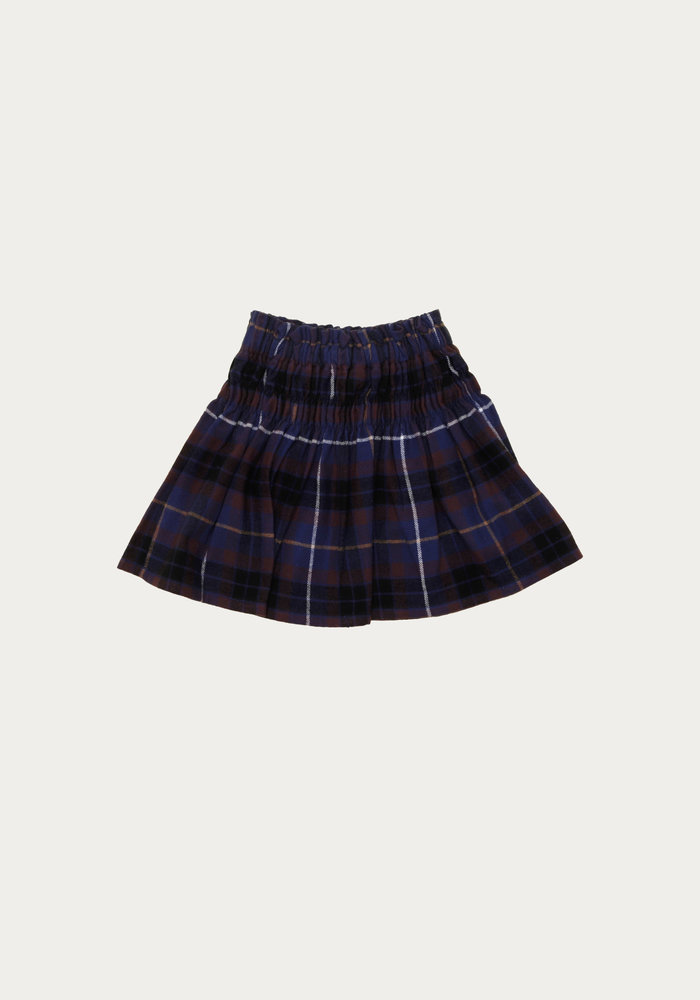 The Campamento Blue Checked Skirt