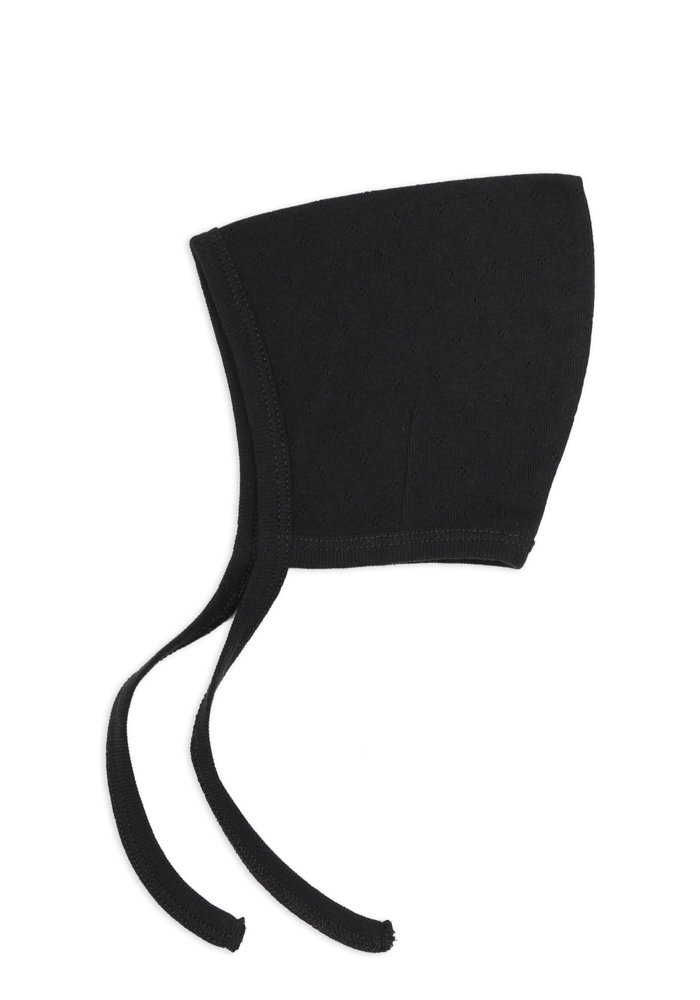 Phil&Phae Pointed Baby bonnet Carchoal - 56 -62