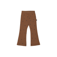 House of Jamie Flared Pants Ginger Bread Dots