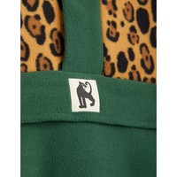 Mini Rodini Leopard Fleece zip Pullover