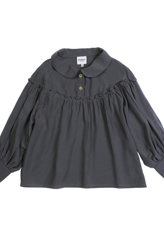 Donsje Fleur Blouse Anthracite