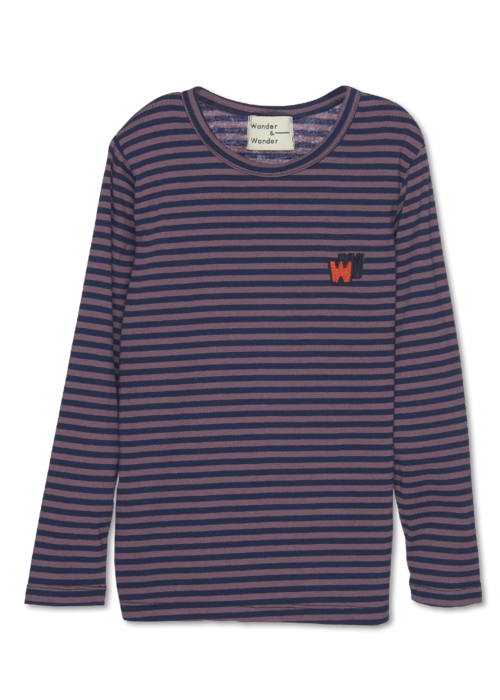 Wander & Wonder Wander & Wonder Tee Clay Stripe