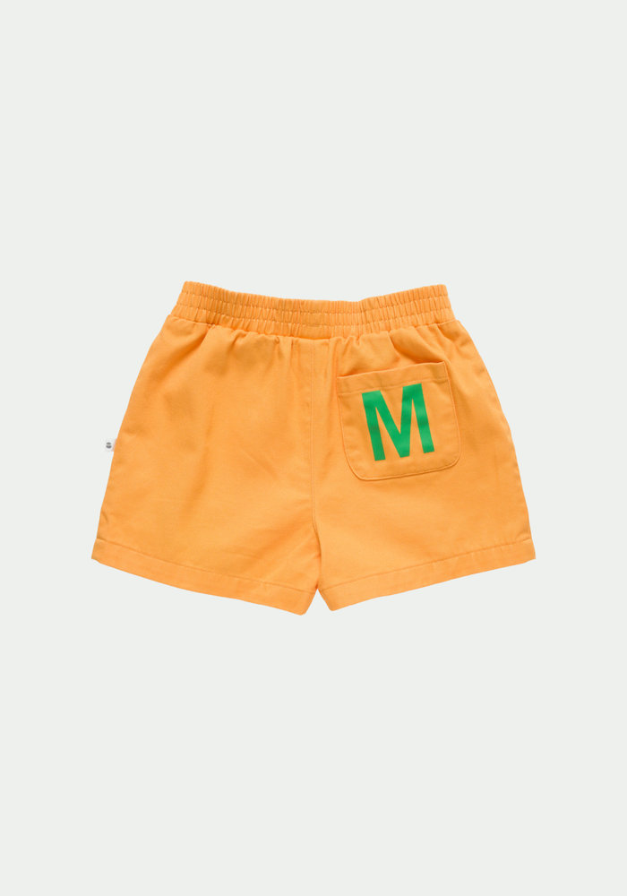 Maed for Mini Giddy Goldfish shorts