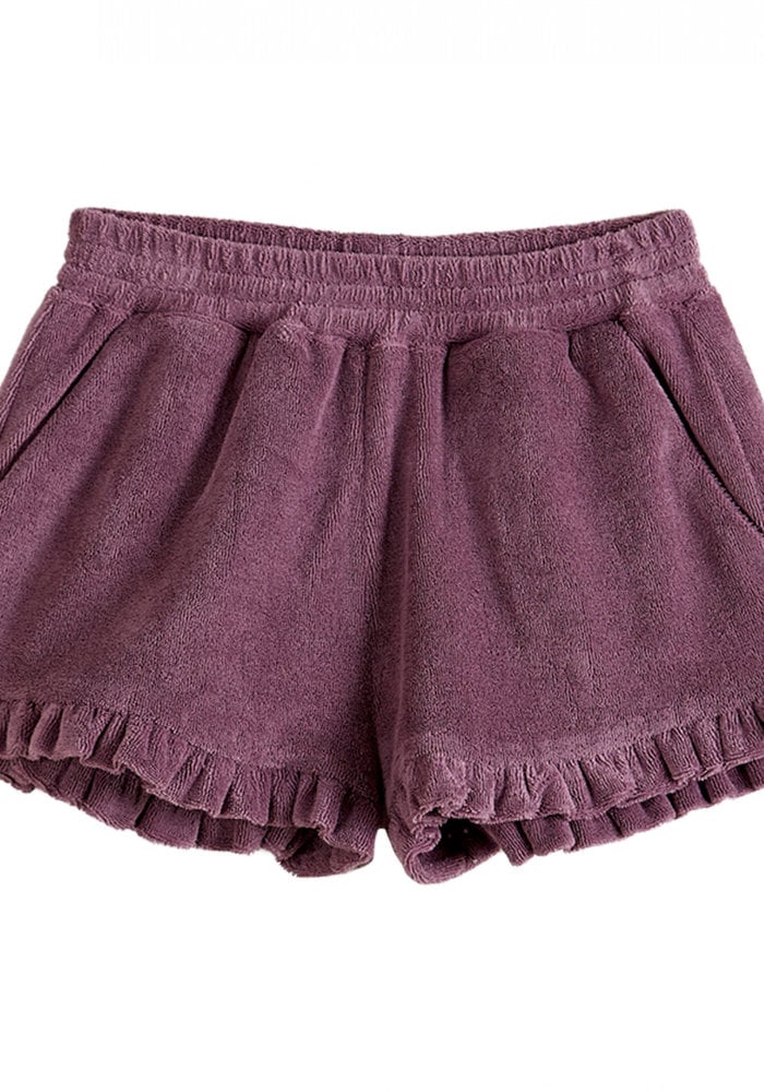 Emile et Ida Purple Terry Shorts