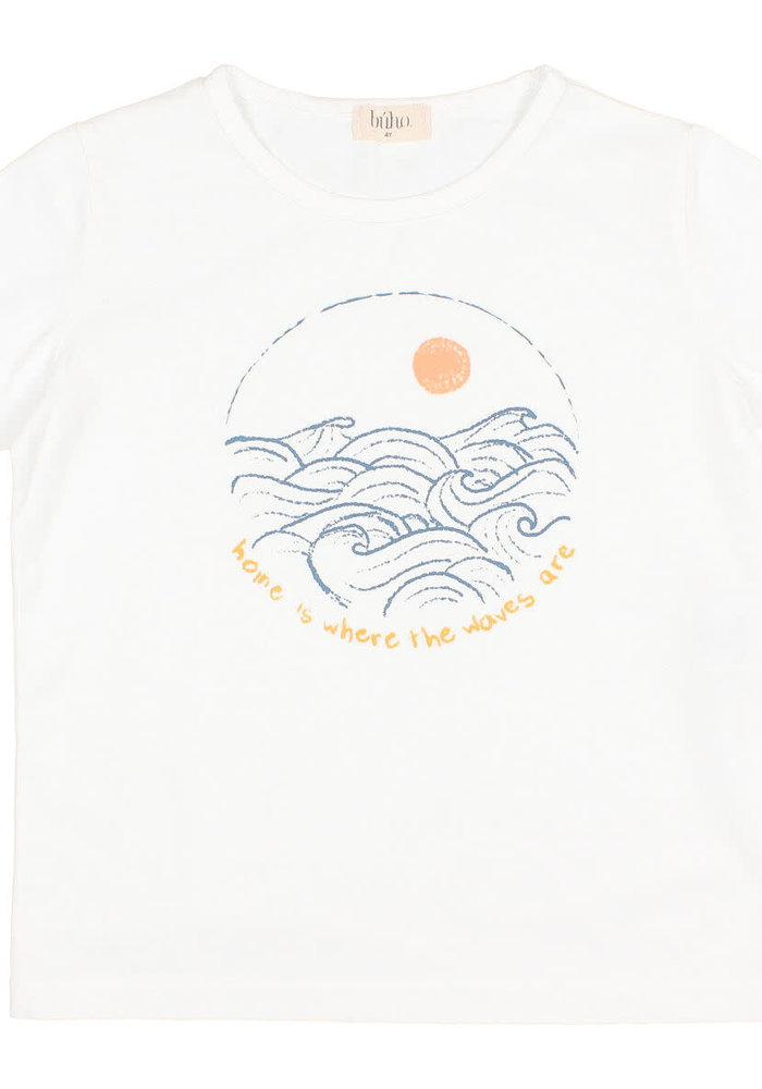 Buho Waves T-Shirt White