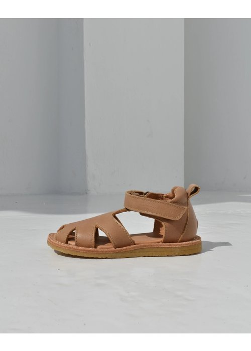 du Loua du Loua Leather Sandal du Eden Crepe sole Nude