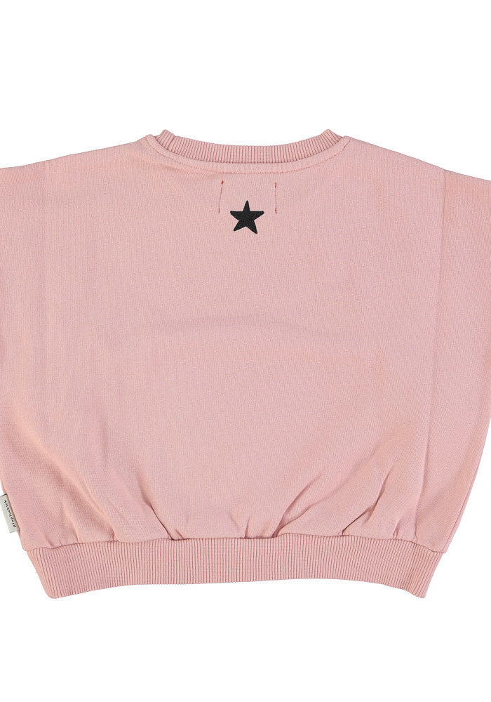 PIUPIUCHICK unisex sweatshirt | light pink w/ "the love journal" print