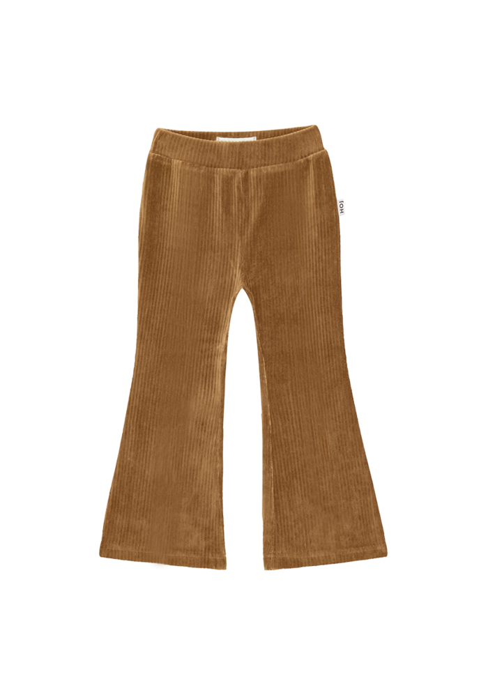 House of Jamie Flared Pants Almond Rib Velvet