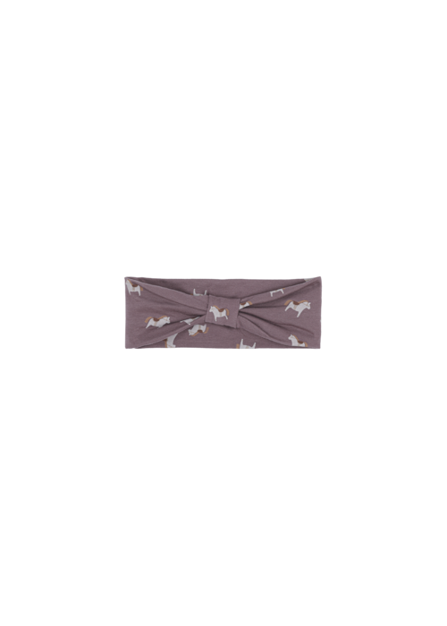 House of Jamie House of Jamie Bow Tie Headband Plum Dala Horse