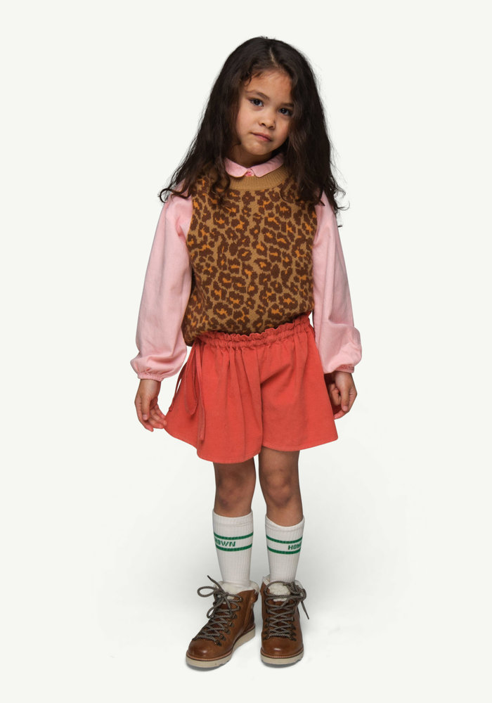 Maed for Mini Lovely leopard knitted spencer | 02 Y