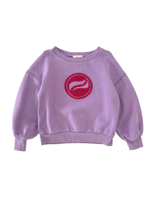 LONGLIVETHEQUEEN Longlivethequeen sweater with embroidery violetta