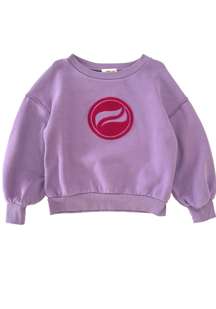 Longlivethequeen sweater with embroidery violetta