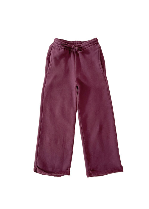 LONGLIVETHEQUEEN Longlivethequeen straight sweatpants Plum