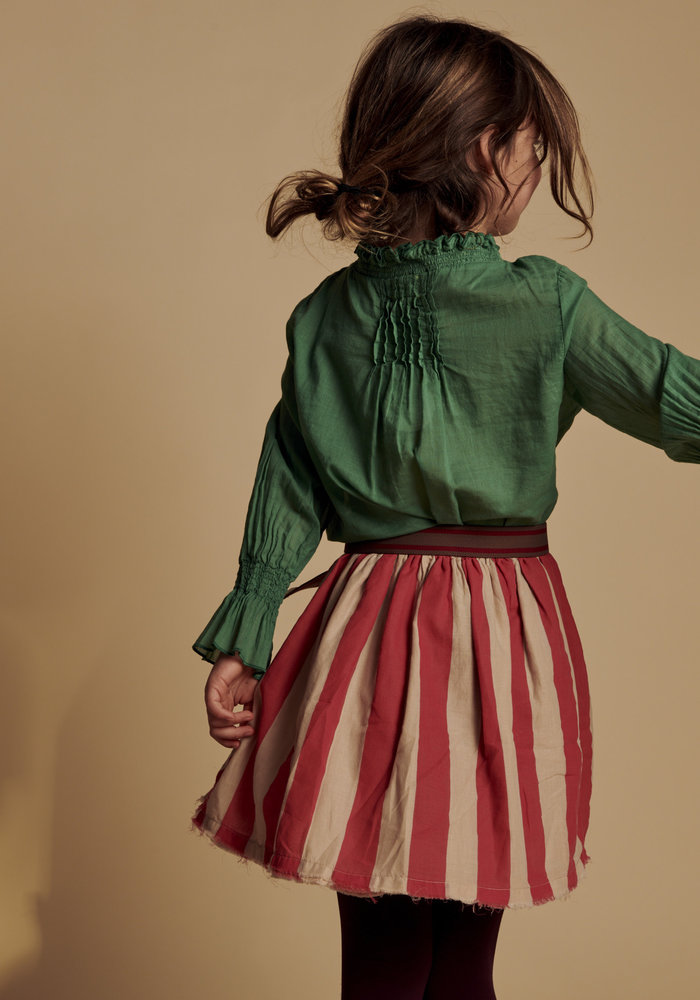 Longlivethequeen voille skirt red stripes