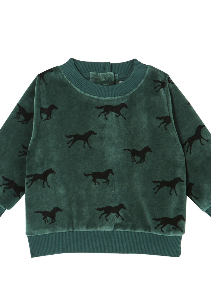 EMILE ET IDA SWEATER  CEDRE CHEVAL