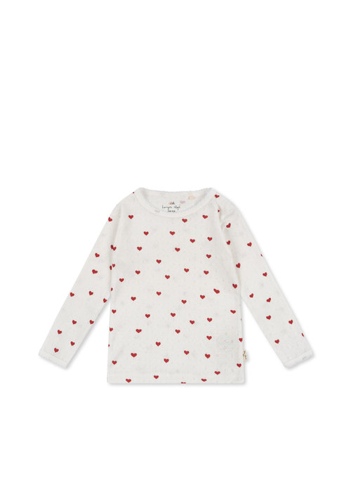 Konges Slojd KONGES SLOJD MINNIE BLOUSE AMOUR ROUGE