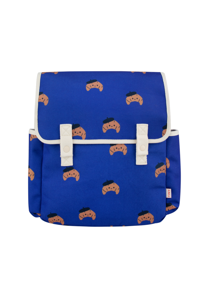 TINYCOTTONS CROISSANTS BACKPACK *indigo*
