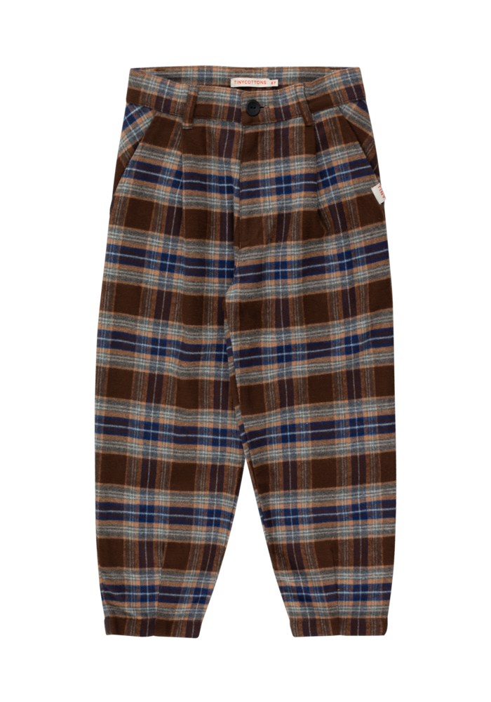 TINYCOTTONS TINY CHECK PLEATED PANT