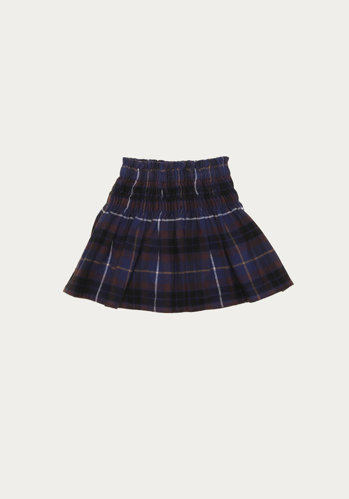 The Campamento Blue Checked Skirt