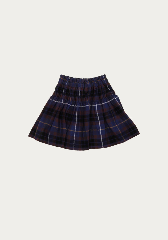 The Campamento Blue Checked Skirt 7-8 Y