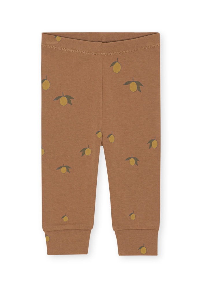 KONGES SLOJD BASIC PANTS LEMON BROWN