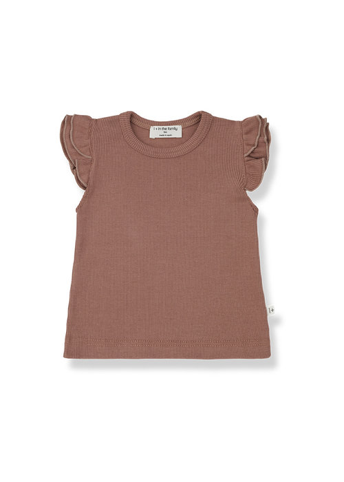 1+ IN THE FAMILY 1+ IN THE FAMILY SILVANA GIRLY TOP CEDAR