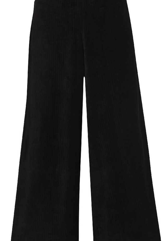 D-XEL _SURI TROUSERS_BLACK_WIDE LEG