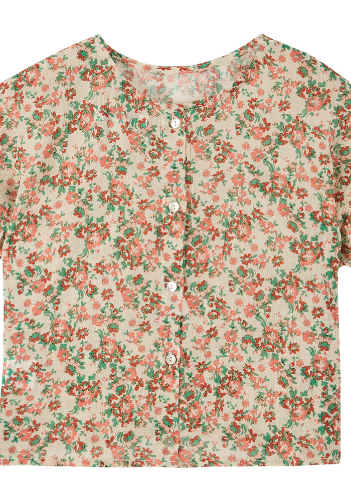 EMILE ET IDA ROSAE COTTON BLOUSE