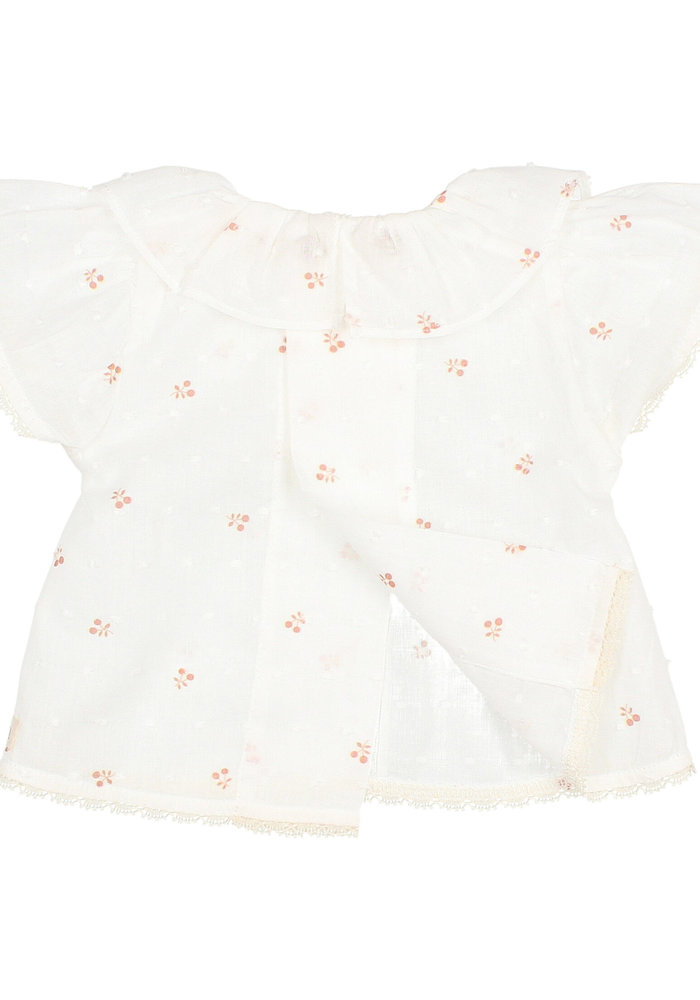 BUHO BABY CHERRY BLOUSE ECRU | 06 M