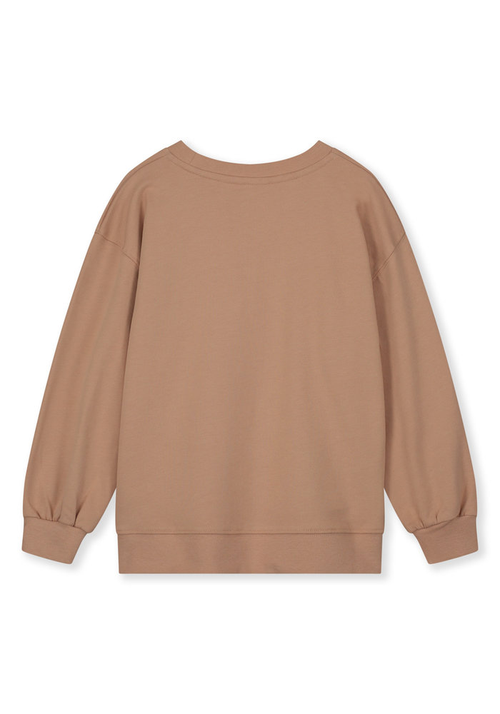 GRAY LABEL DROPPED SHOULDER SWEATER BISCUIT | 9 - 10 Y