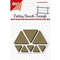 Joy!Crafts Scrap Snijstencil - Triangles