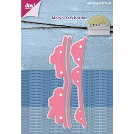 Joy!Crafts Snij-embosstencil - Mery's Rand Auto;s