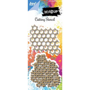 Joy!Crafts Snijstencil - Mixed UP - Honingraat- muur