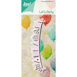 Joy!Crafts Snij-embosstencil - Noor!- Vlaggenlijn
