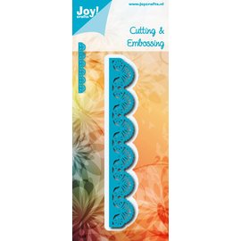 Joy!Crafts Snij-embosstencil - Rand met waaiers