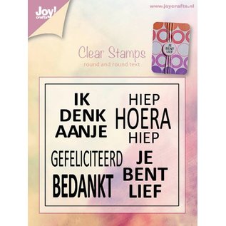 Joy!Crafts Stempel - Teksten rond