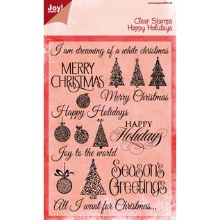 Joy!Crafts Stempel - tekst Kerst ENG