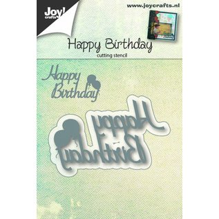 Joy!Crafts Snijstencil - Happy Birthday tekst
