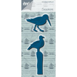Joy!Crafts Snij-embosstencil - Zeemeeuw + Zandloper