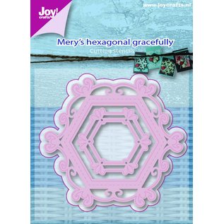 Joy!Crafts Snijstencil - Mery's zeshoek sierlijk