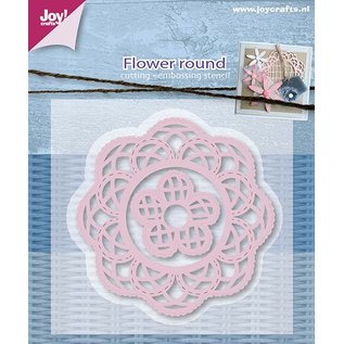 Joy!Crafts Snij-embosstencil - Mery's bloemen rond (2st)