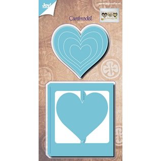 Joy!Crafts Snijstencil (5st)- kaartmodel harten