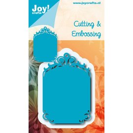 Joy!Crafts Snij- embos stencil - Tag blauwe mal