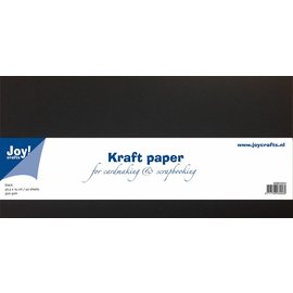 Joy!Crafts Kraftpapier Zwart 15x30,5cm / 20vel / 300gsm